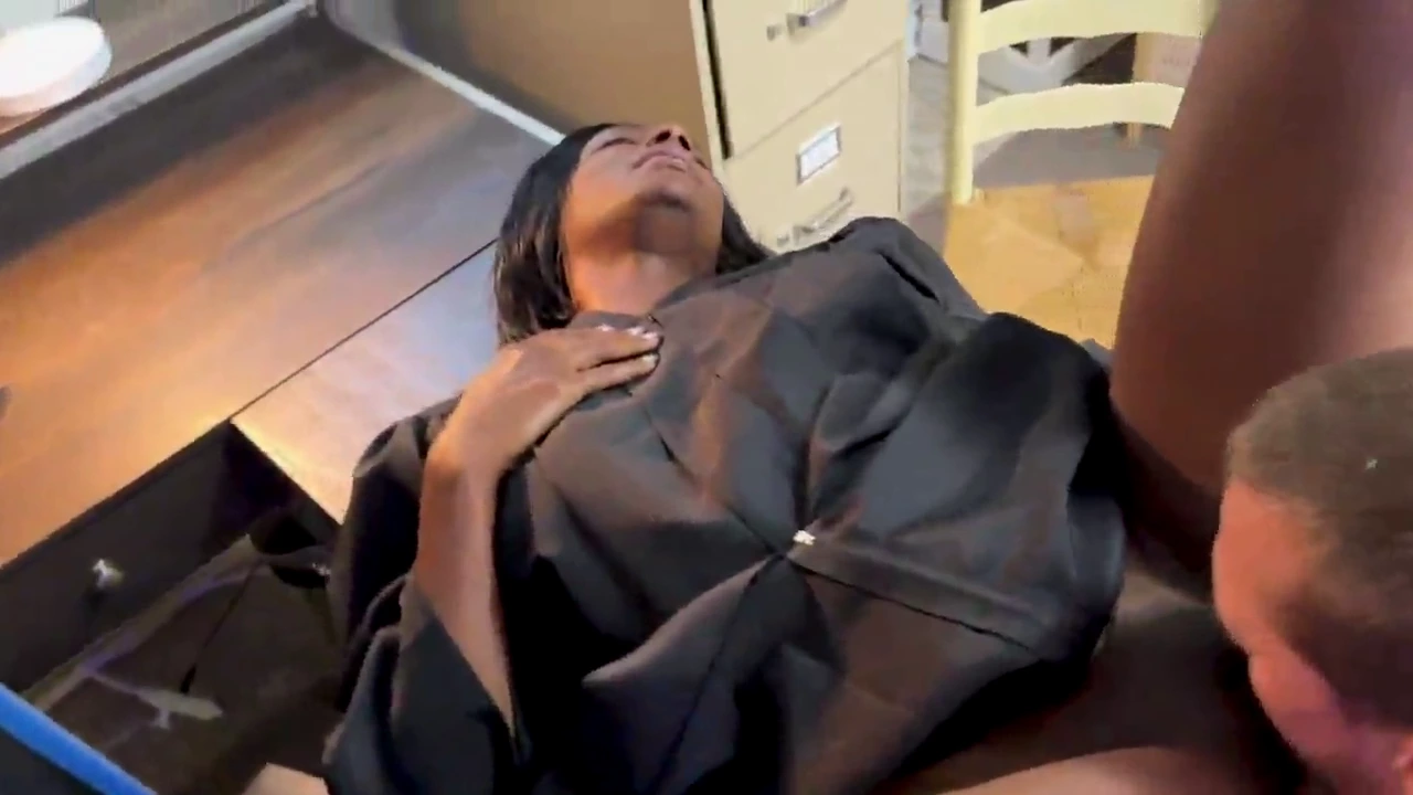 Interracial doggystyle with Paris Love and a white inmate porn video